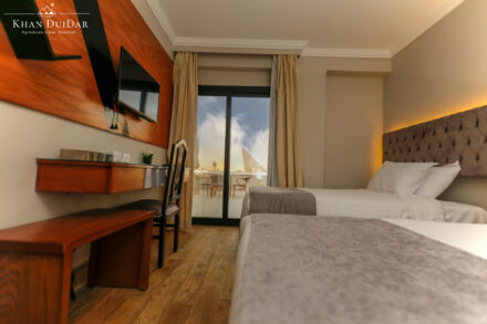 Premium Double/Triple Room – Pyramids View with Terrace